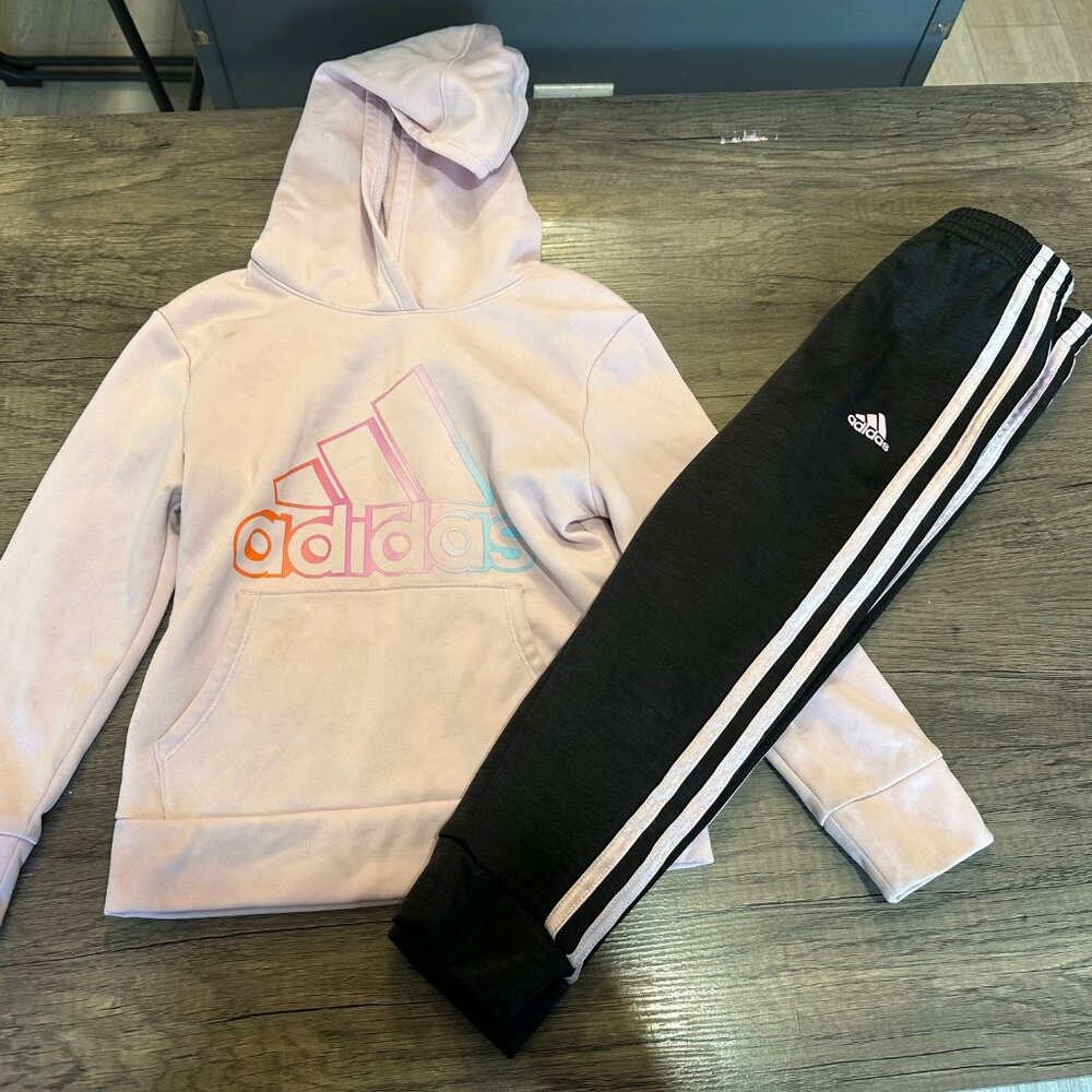 Girls Two Piece Adidas Outfit Size 5
